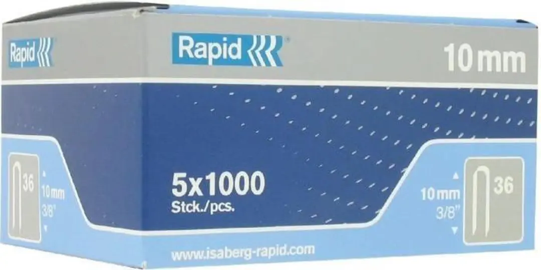 Rapid Kabelnieten Nr.36 11884410 - 5.000 Stuks - Gegalvaniseerd