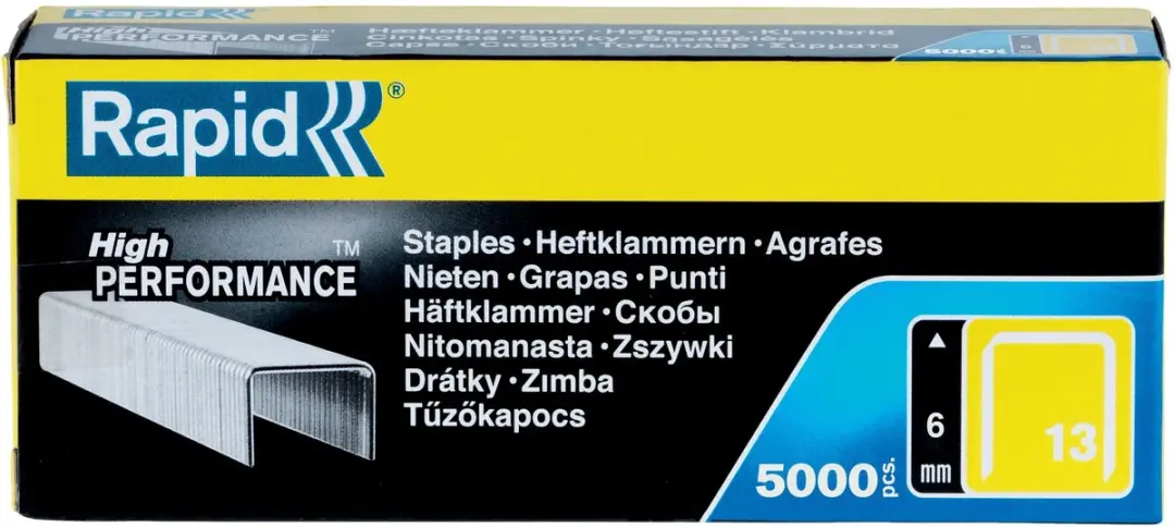 Rapid Nr. 13 Fijndraadnieten 6mm - 5000 Stuks