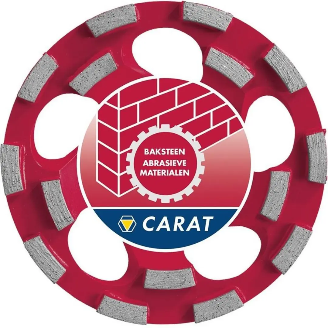 Carat Slijpkop Baksteen Ø125x22,23mm Dustec Cubd Master