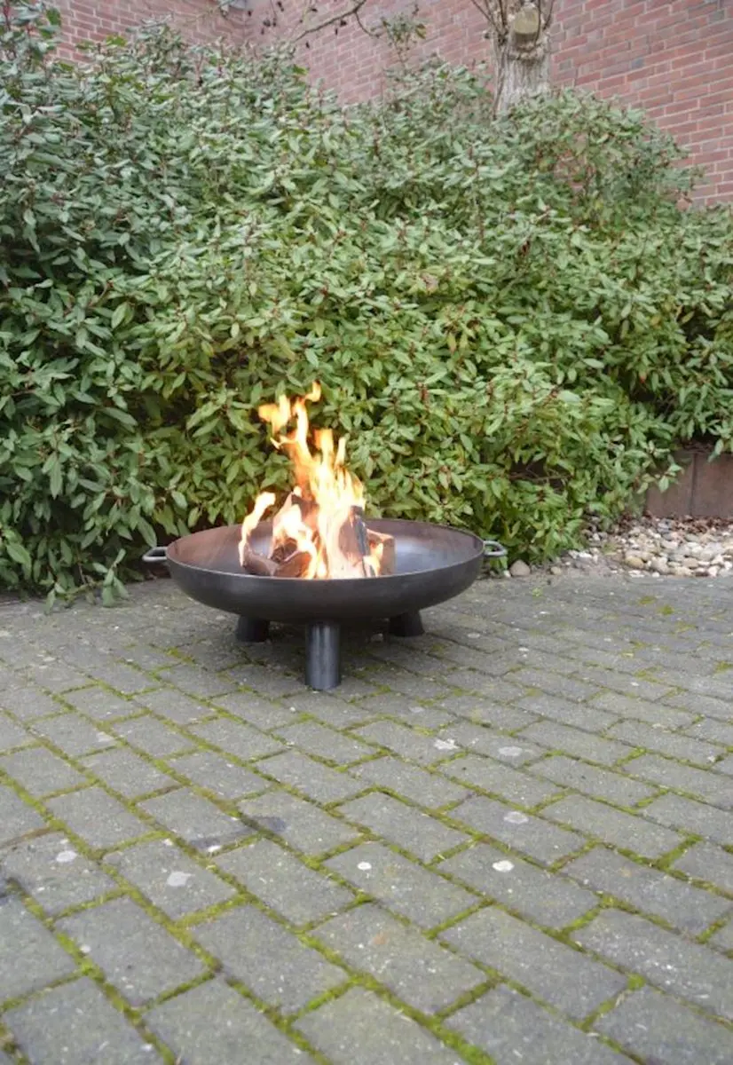 Esschert Design Fancy Flames Vuurschaal 70cm - Staal - afbeelding 6 van 6