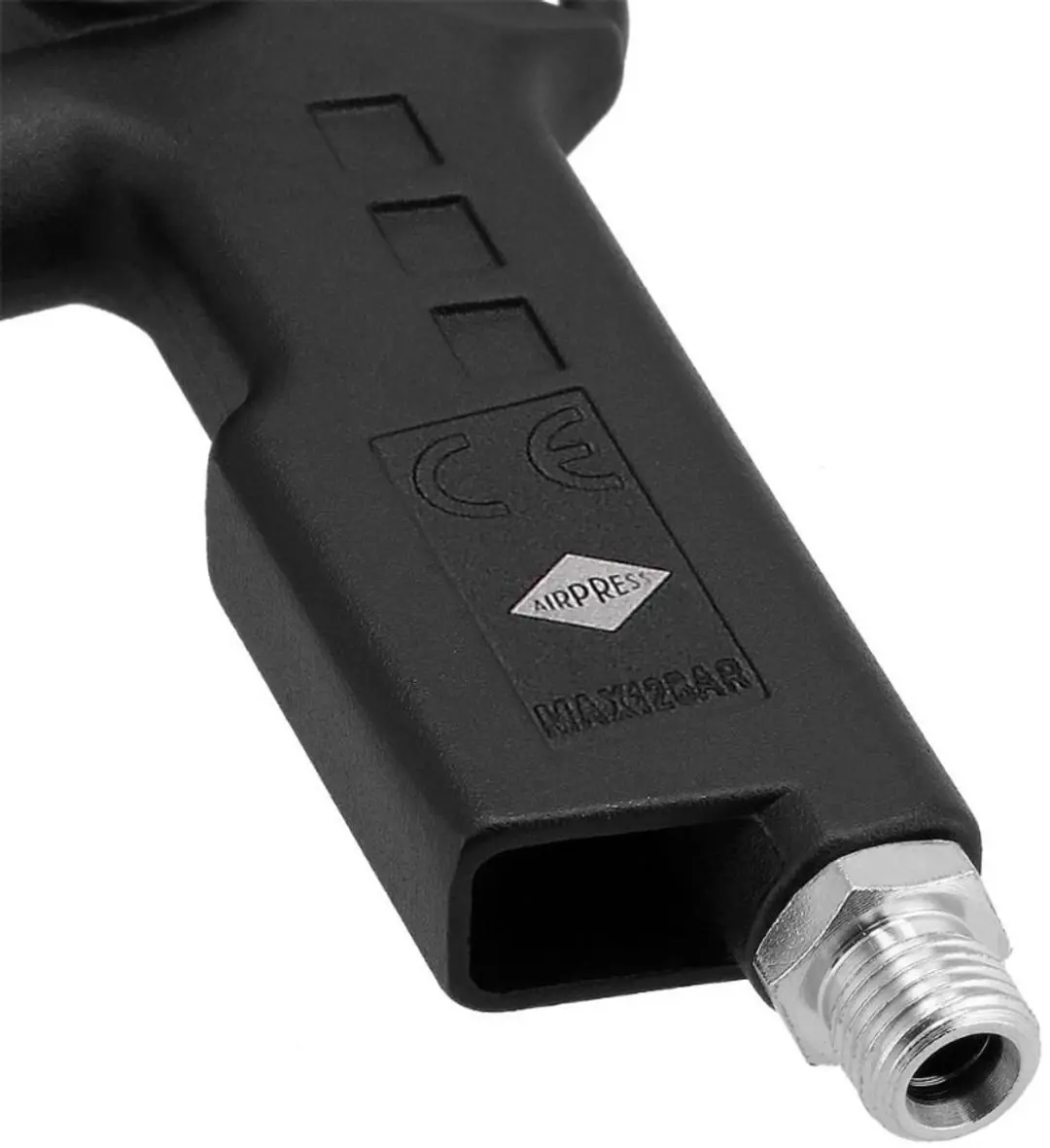 Airpress Blaaspistool 430001 - 160mm Nozzle - 1/4" Buitendraad - Zwart