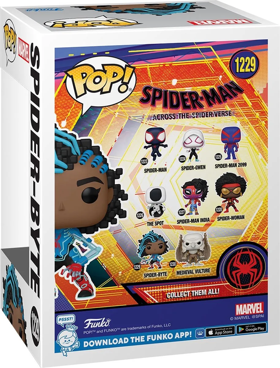 Funko Marvel POP! Spider-Byte Spider-Verse - 9cm - Multicolours