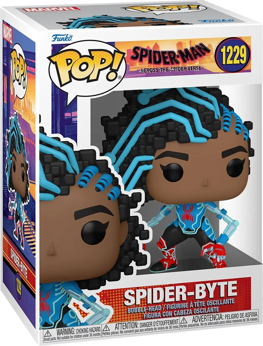 Funko Marvel POP! Spider-Byte Spider-Verse - 9cm - Multicolours