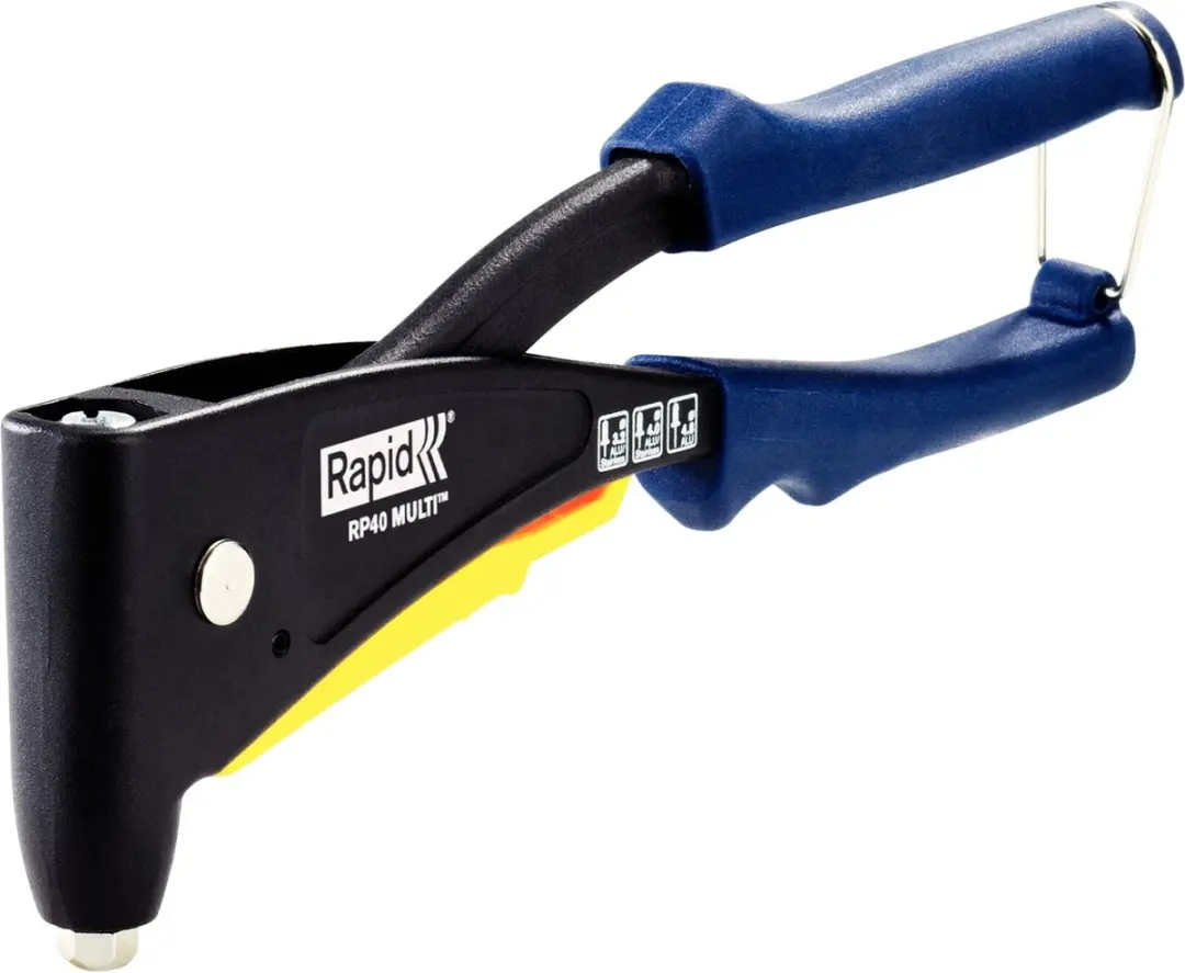 Rapid RP40 Blindklinknageltang - Multi Mondstuk - Mat Zwart/Blauw-Geel
