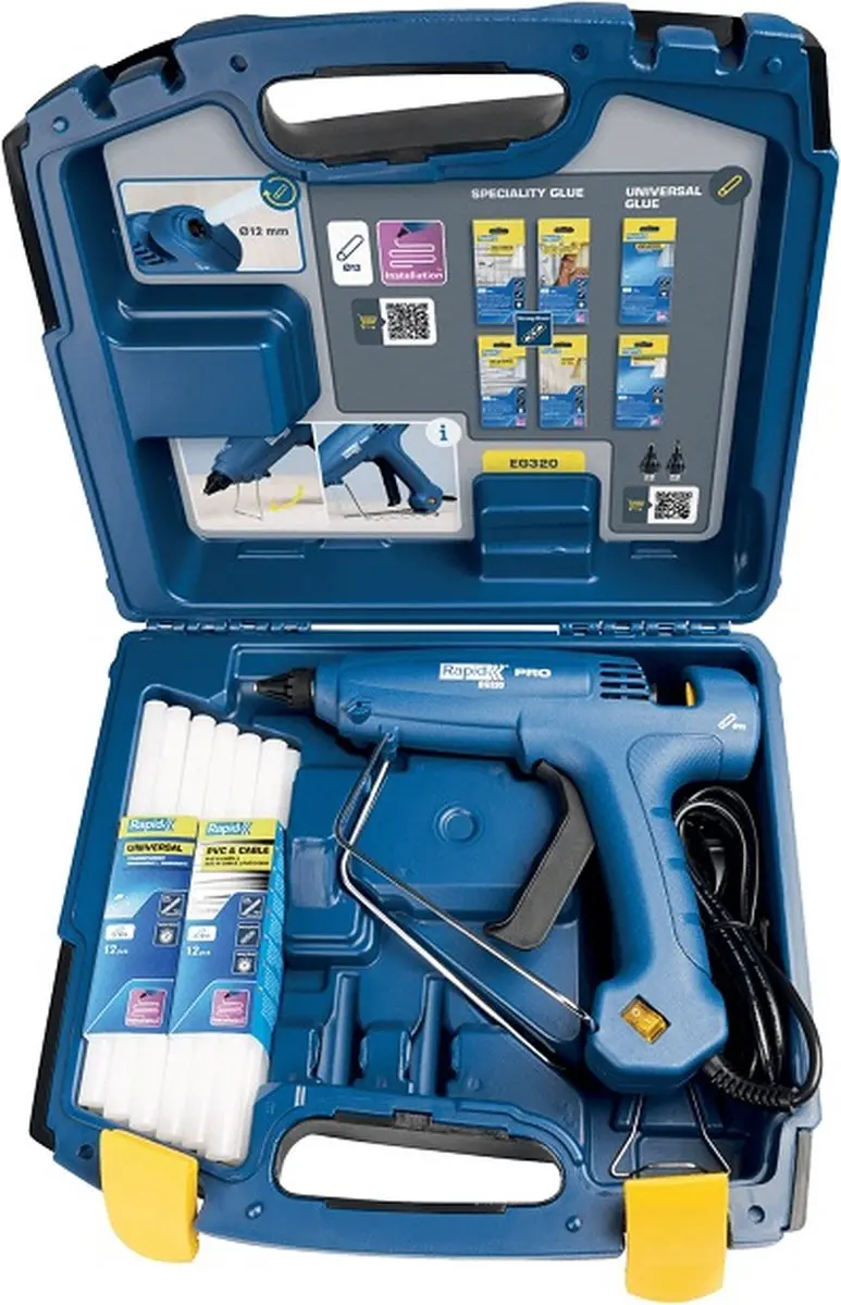 Rapid EG320 Professioneel Lijmpistool 120W - Blauw