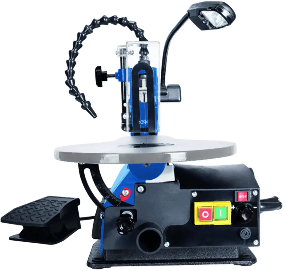 Scheppach Deco-XLS Figuurzaagmachine 120W - Blauw - afbeelding 6 van 6