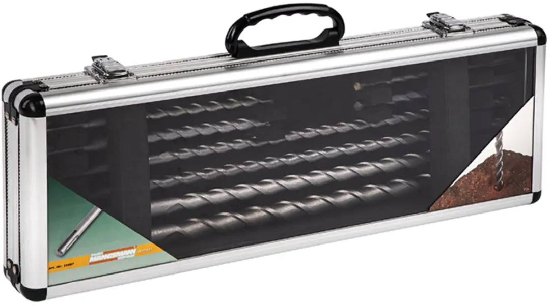 Brüder Mannesmann SDS-Plus Steenborenset 11-delig 12587 - 5mm