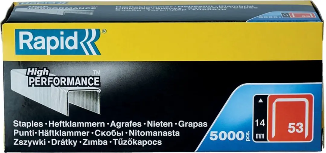 Rapid Dundraadnieten 14mm - Gegalvaniseerd - 5000 Stuks