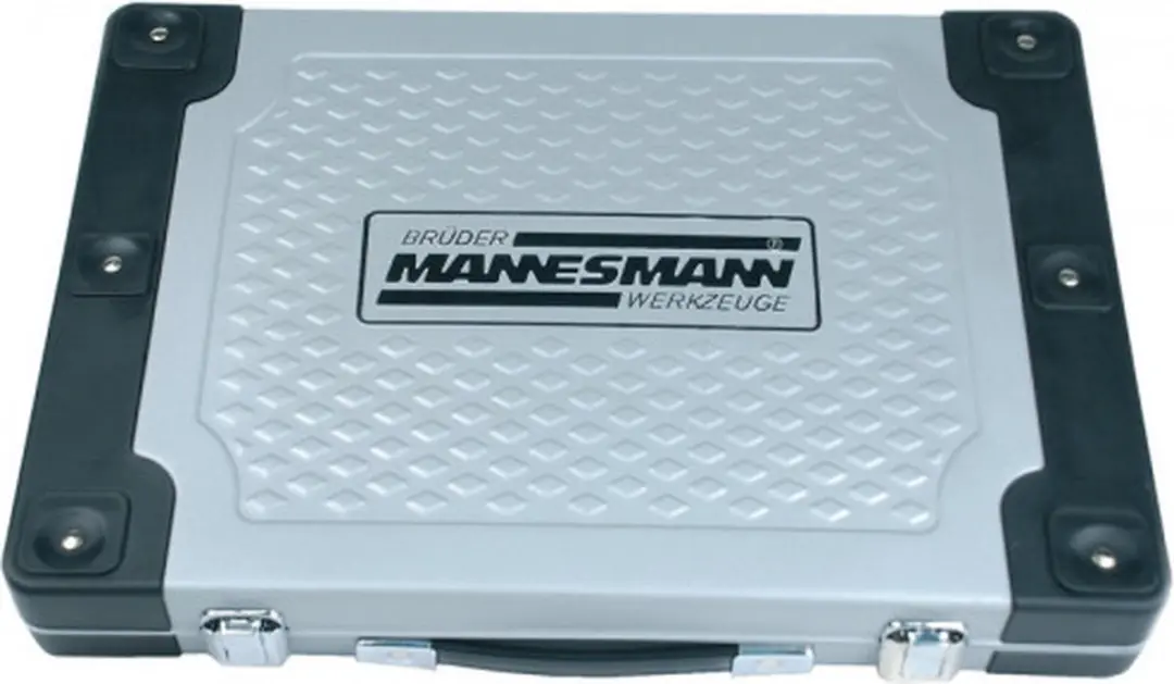 Brüder Mannesmann Set Stopcontacten 94-delig - 1/4" & 1/2" - Chroom
