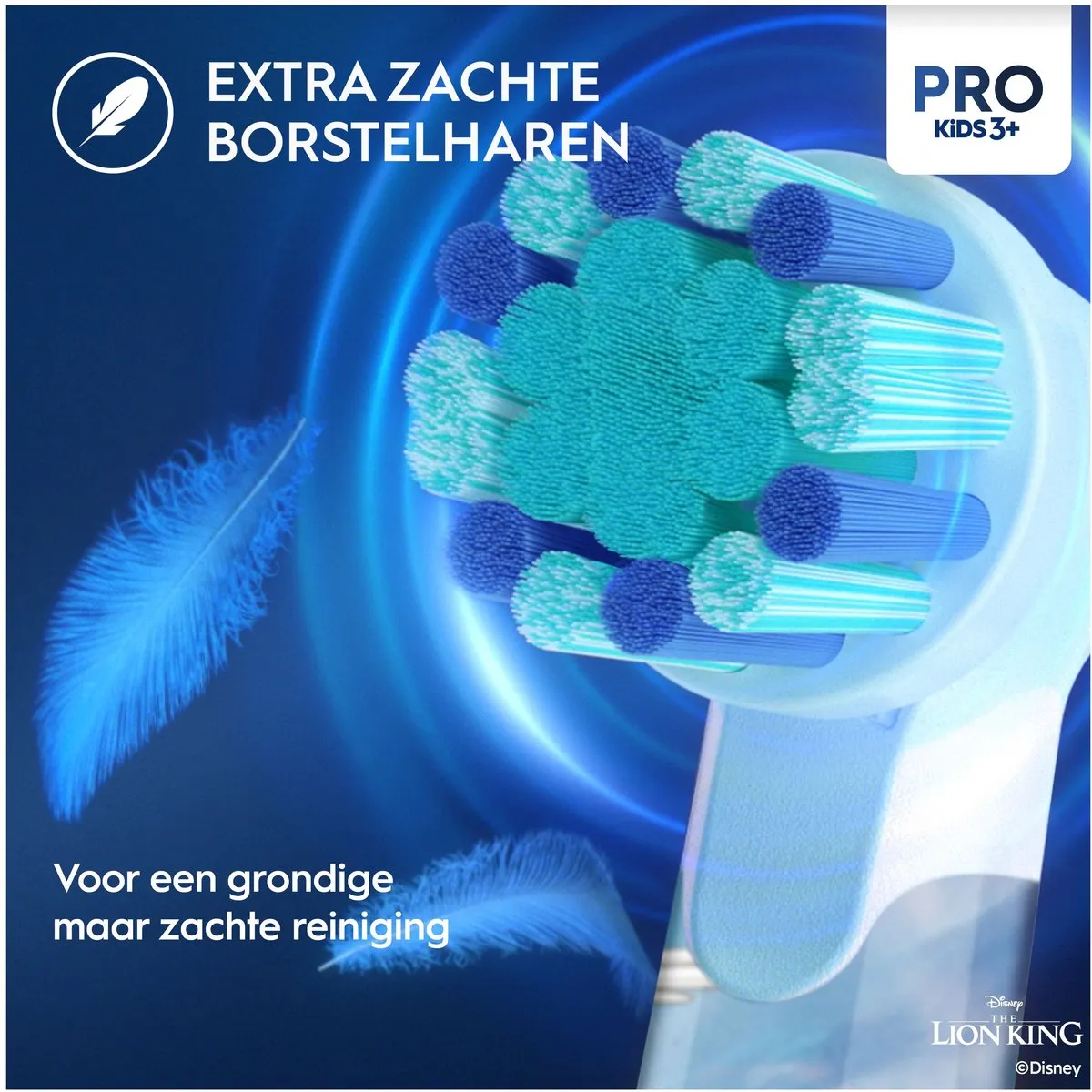 Oral-B Pro Kids Opzetborstels 4 Stuks - Disney The Lion King - Meerkleurig