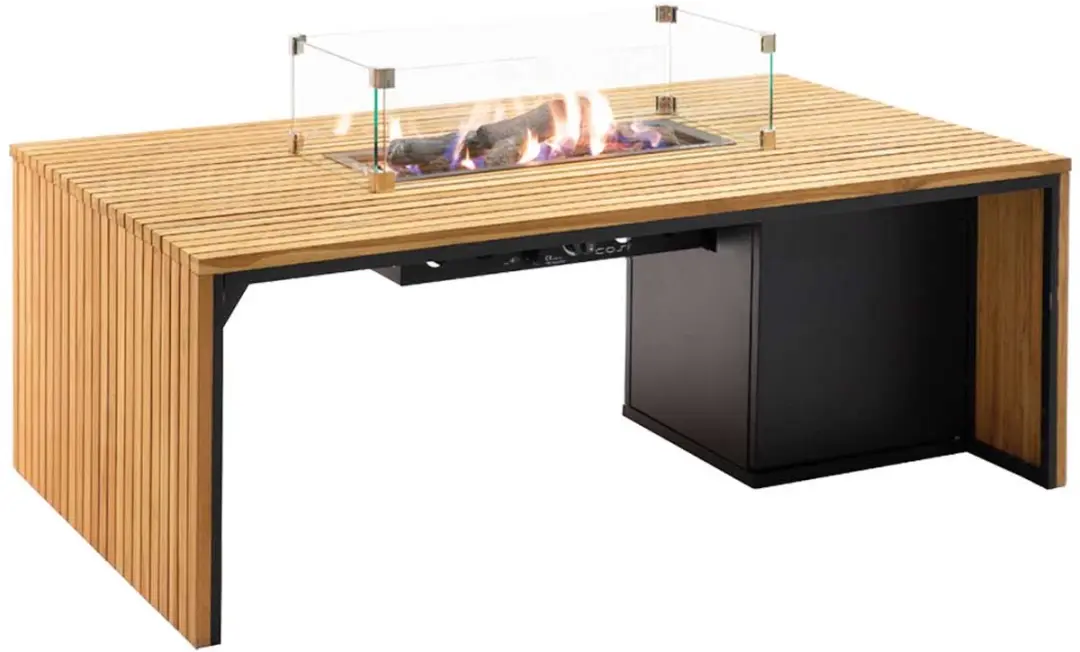 Cosi Fires Cosibridge 140 Vuurtafel - Teak