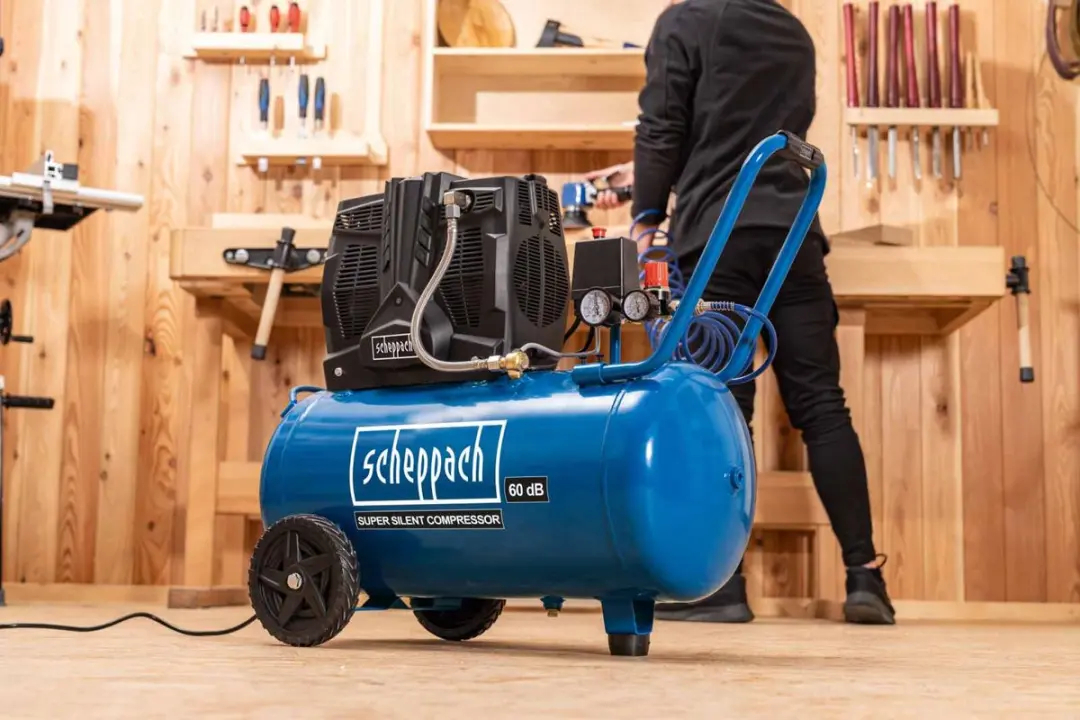Scheppach HC51Si Compressor 50L 1500W - 5 bar - Olievrij