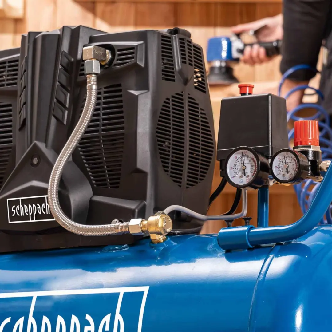 Scheppach HC51Si Compressor 50L 1500W - 5 bar - Olievrij