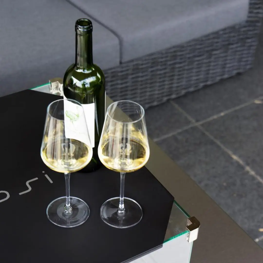 Cosi Fires Cosi Coverplate Glas - Zwart