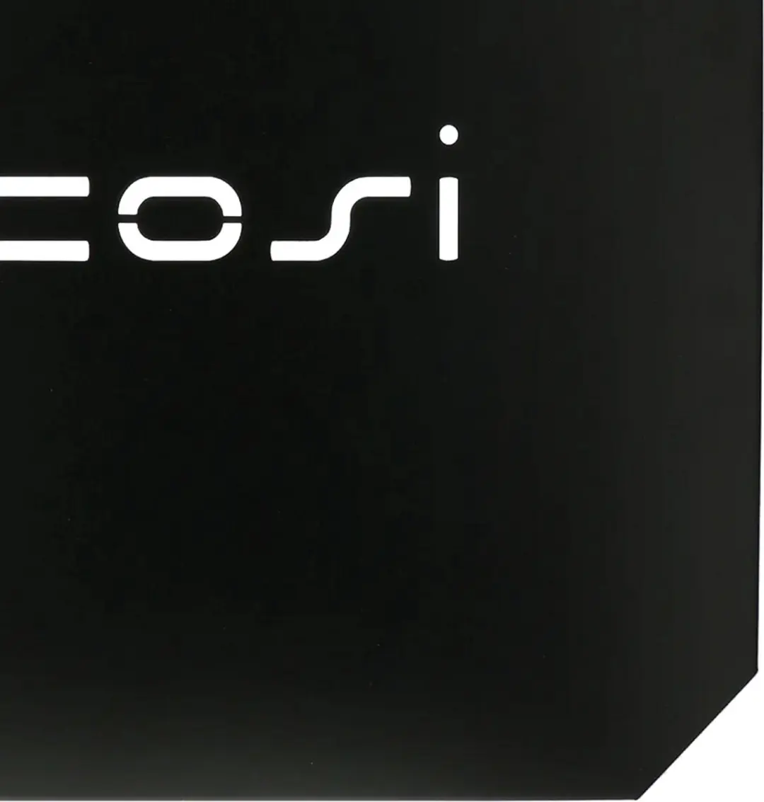 Cosi Fires Cosi Coverplate Glas - Zwart