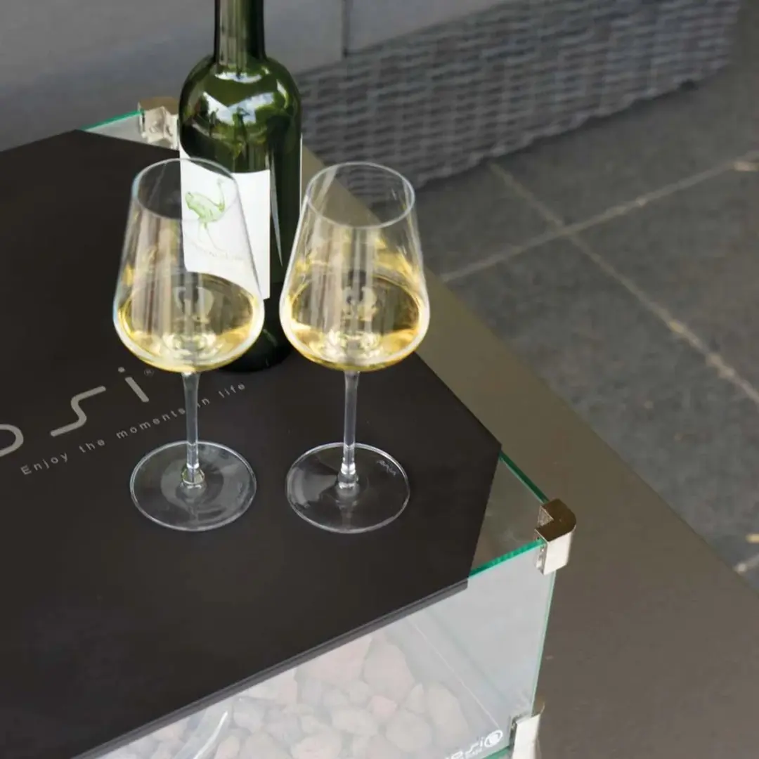 Cosi Fires Cosi Coverplate Glas - Zwart