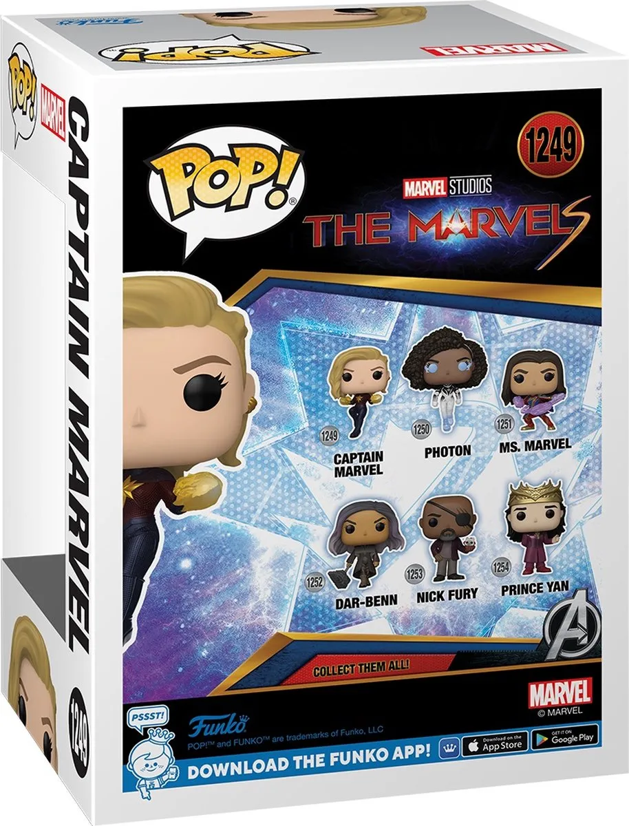 Funko Pop Marvel Captain Marvel #1249 - Multi