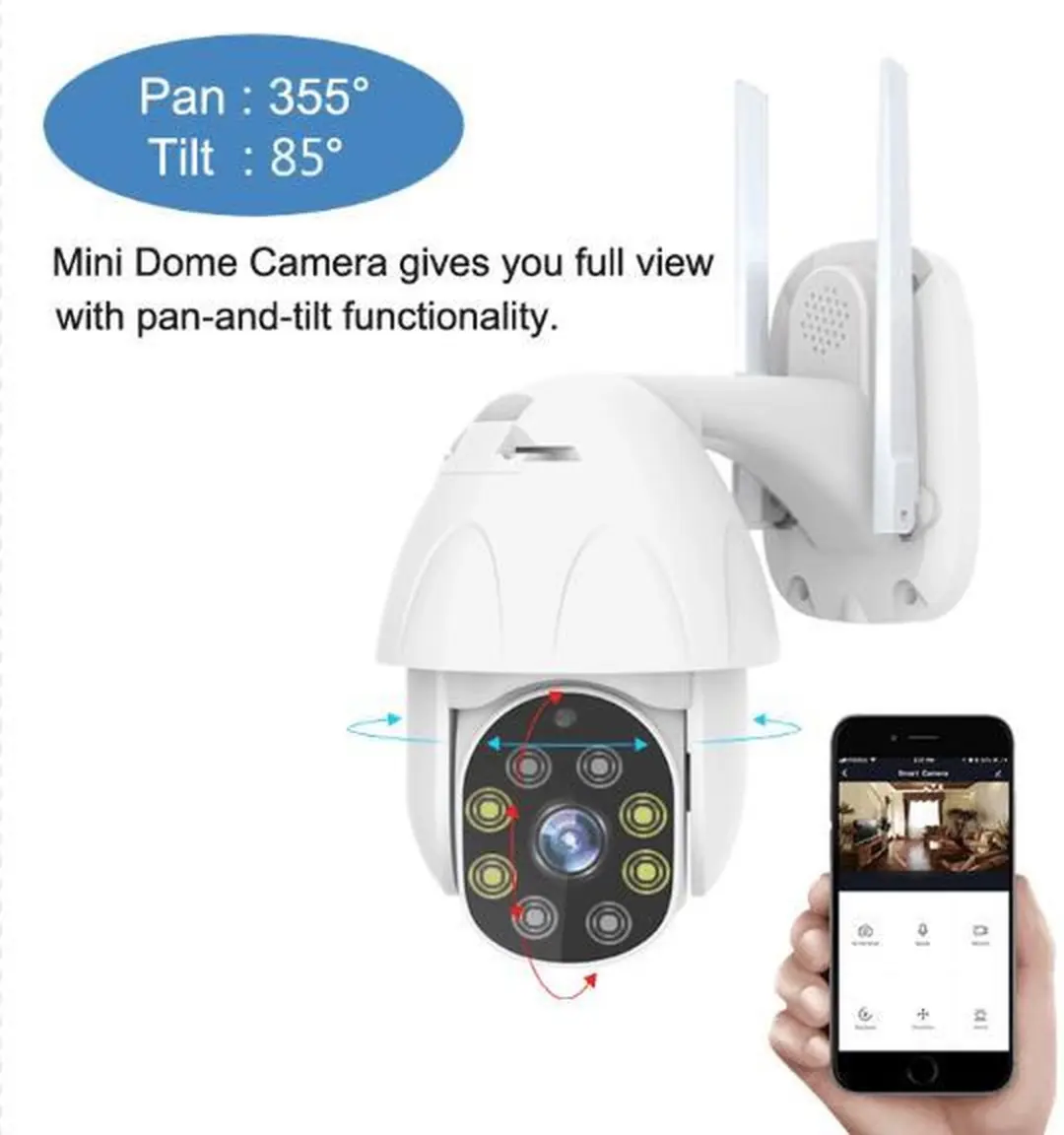 Denver IOC-221 IP Camera - FULL HD - Wit