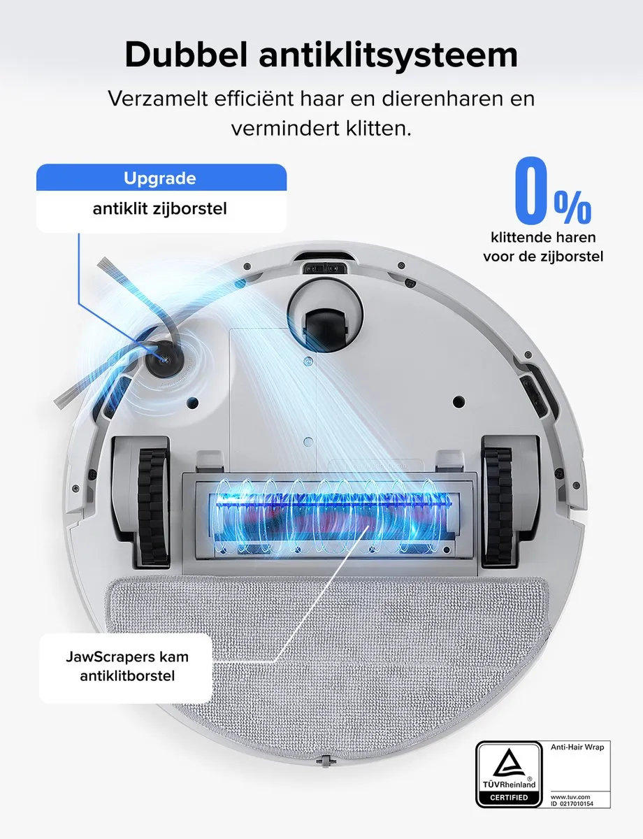 Roborock Q7 L5 Robotstofzuiger 8000 Pa - Wit