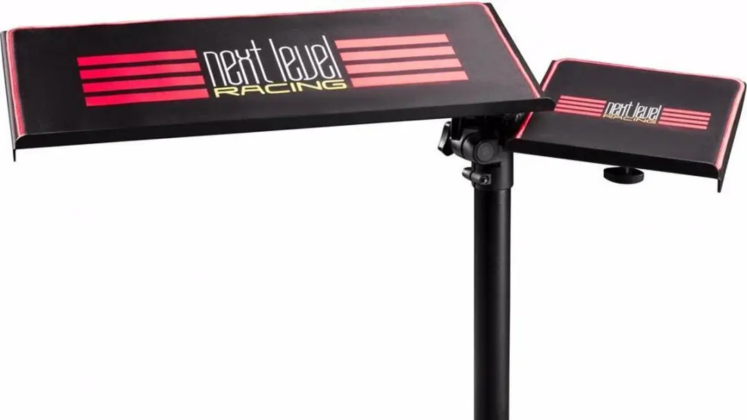 Next Level Racing NLR-A012 Toetsenbord- en Muismattenstandaard - Zwart/Rood