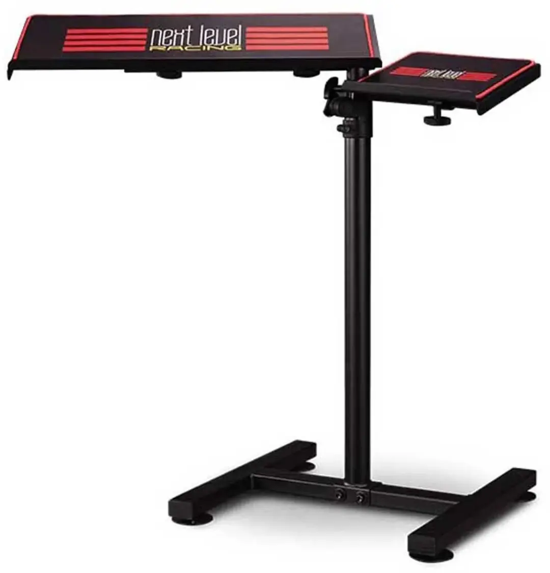 Next Level Racing NLR-A012 Toetsenbord- en Muismattenstandaard - Zwart/Rood