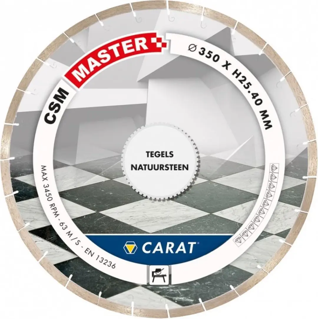 Carat CSM Master Diamantzaag 350x25,4mm CSMM350400