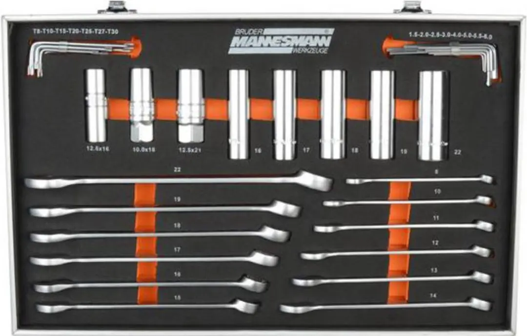 Brüder Mannesmann M98432 Dopsleutelset 232-delig - CV-staal