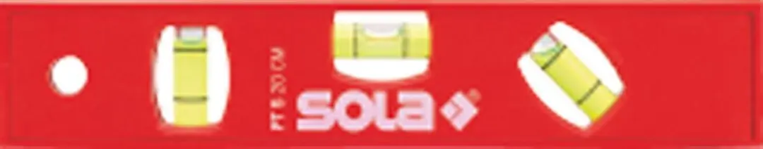 Sola PTM 5 20 Torpedo Waterpas - Magnetisch 20cm - Rood