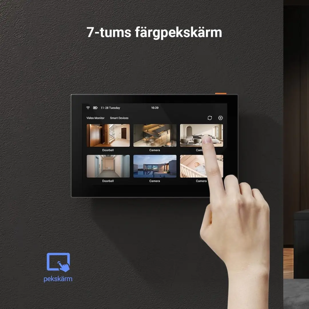 EZVIZ EP3x Pro 2K Doorbel - Zonnepaneel & Smart Screen - Personen/Pakketdetectie