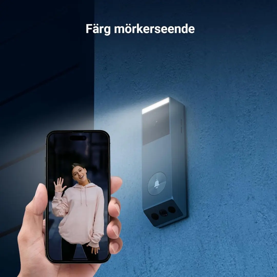 EZVIZ EP3x Pro 2K Doorbel - Zonnepaneel & Smart Screen - Personen/Pakketdetectie