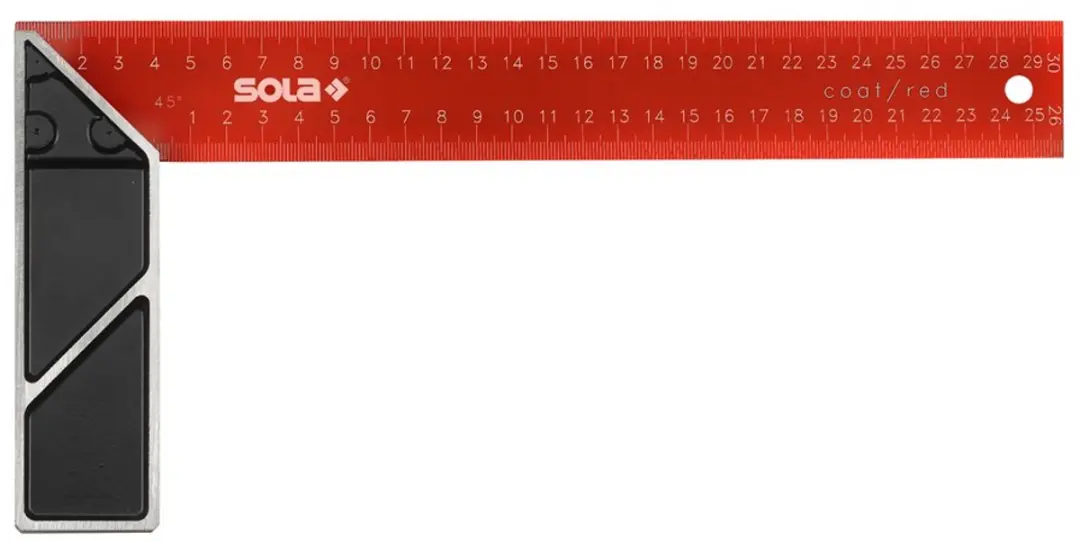Sola SRC 250 Schrijfhaak 250x145mm - Zwart/Rood