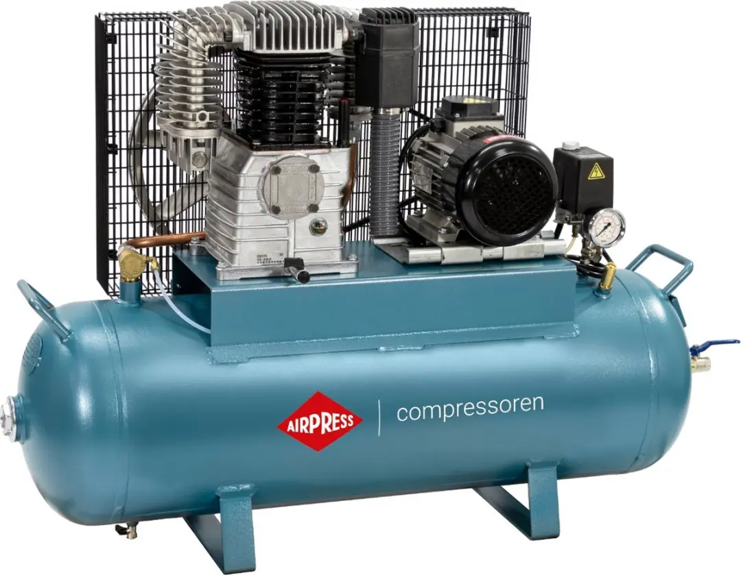 Airpress Compressor K 100-450 14 bar - 2.2 kW 238 l/min - Blauw