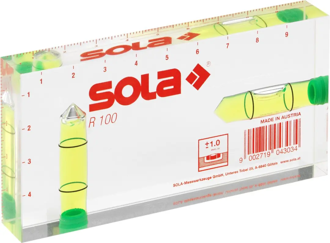 Sola R100 Architectenwaterpas 100x50mm