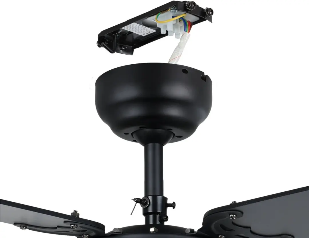 Eglo Fortaleza Plafondventilator Ø106cm - 4 Bladen - 3 Snelheden - Zwart|Bruin