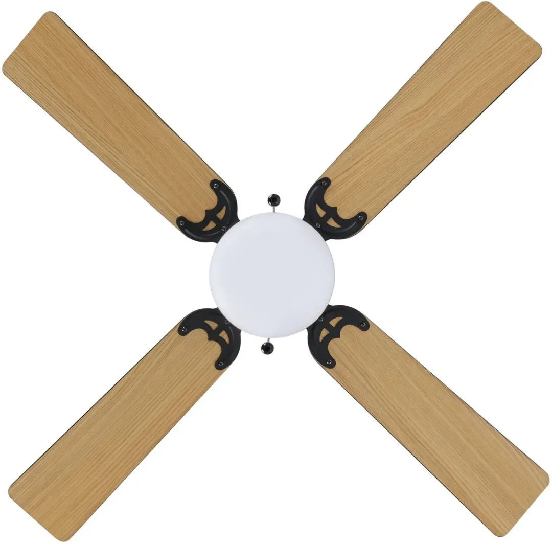 Eglo Fortaleza Plafondventilator Ø106cm - 4 Bladen - 3 Snelheden - Zwart|Bruin