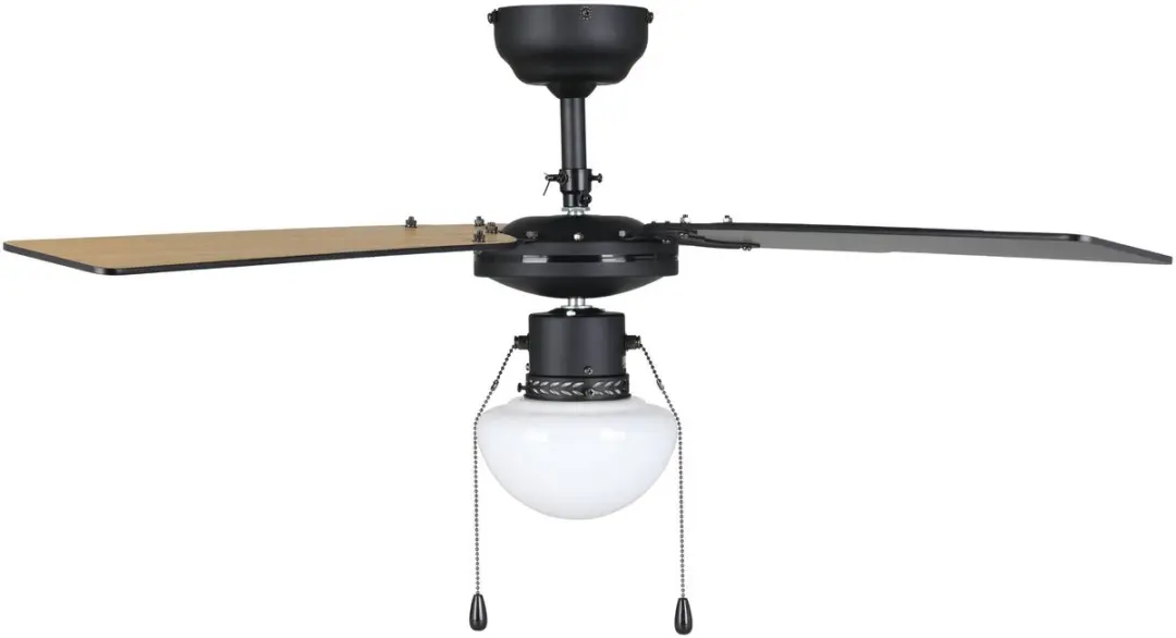 Eglo Fortaleza Plafondventilator Ø106cm - 4 Bladen - 3 Snelheden - Zwart|Bruin - afbeelding 6 van 6