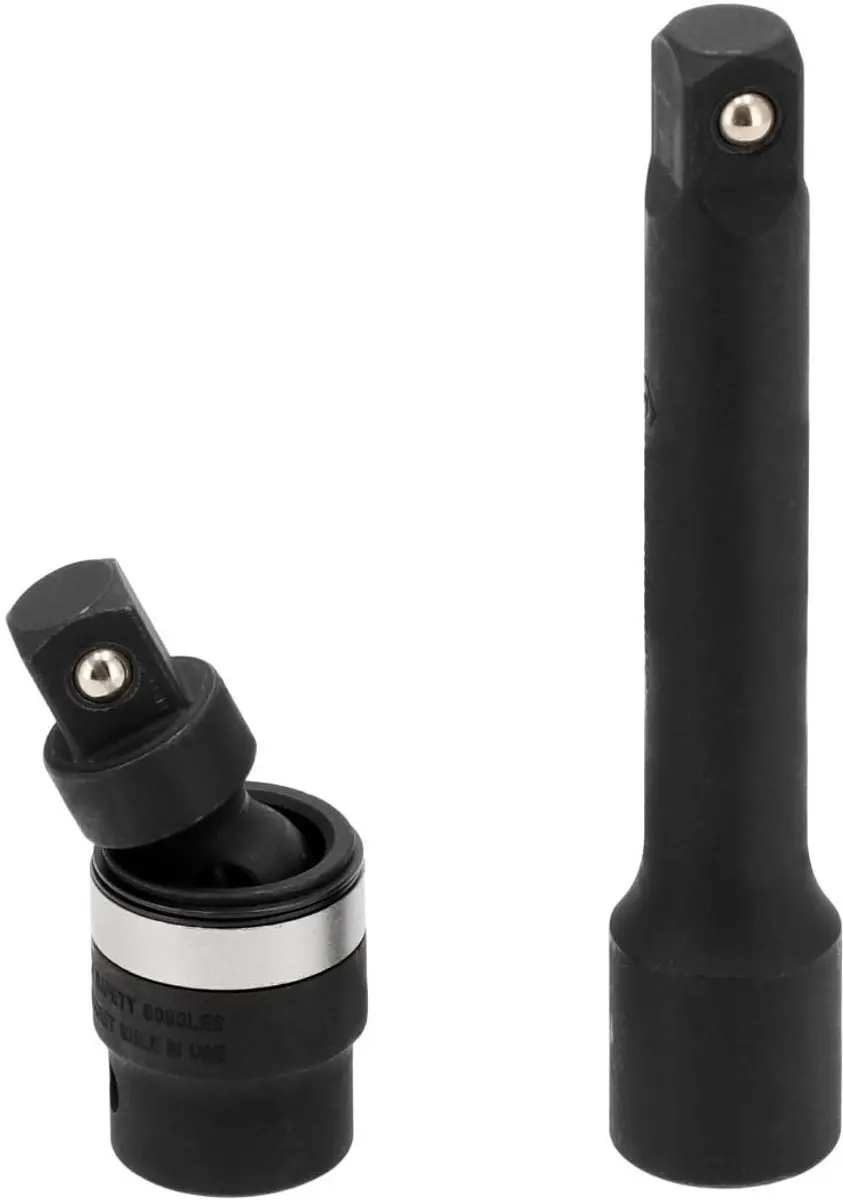 Airpress Slagmoersleutel 1/2" - 10-delige doppenset - 225 l/min - Rood/Zwart