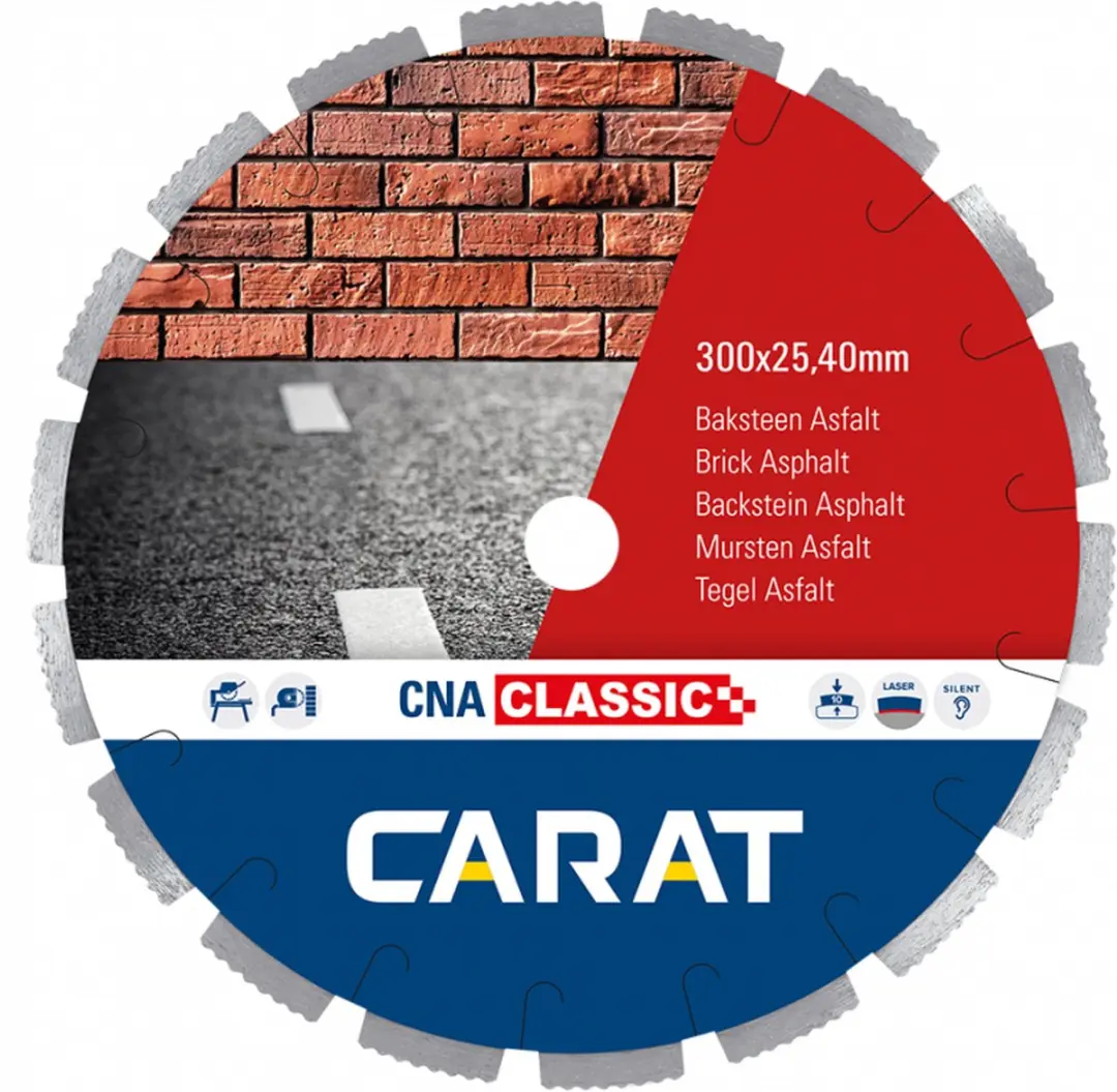 Carat Diamantzaag CNA Classic 350x25,4mm - Baksteen/Natuursteen