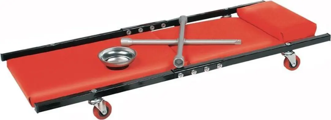 Brüder Mannesmann 408632 Autowerkplaatsset 10-delig - Rood/Zwart