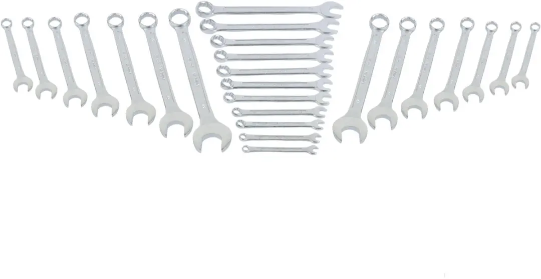 Brüder Mannesmann M 130-25 Ring-Steeksleutelset 25-delig - 7-32 mm