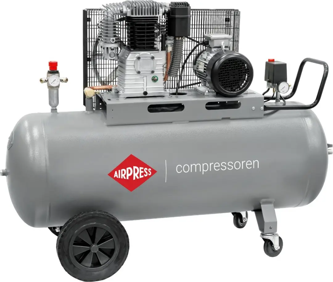 Airpress HK 650-270 Pro Compressor 11 bar - 469 l/min - 270L Zilver/Zwart