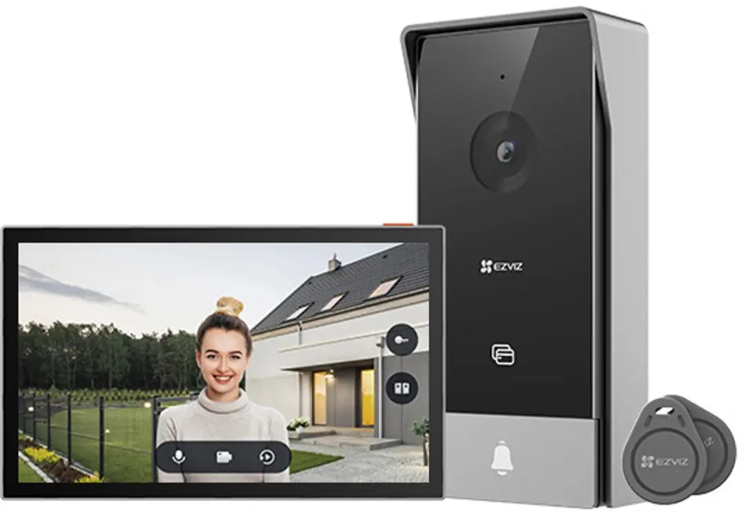 EZVIZ HP5 Videodeurtelefoon 2MP - 2 Ontvangers - Zwart
