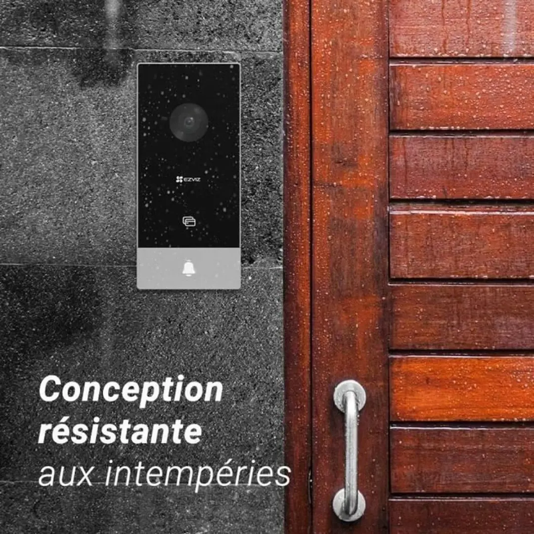 EZVIZ HP5 Videodeurtelefoon 2MP - 2 Ontvangers - Zwart