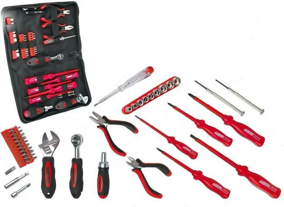 Brüder Mannesmann M29044 Elektro Gereedschapset - 45-delig - Zwart