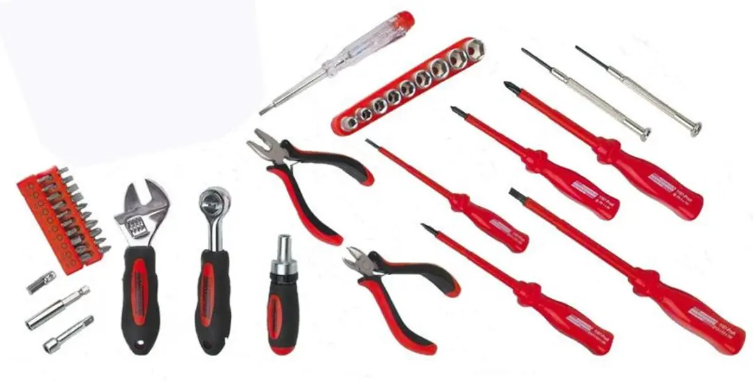 Brüder Mannesmann M29044 Elektro Gereedschapset - 45-delig - Zwart