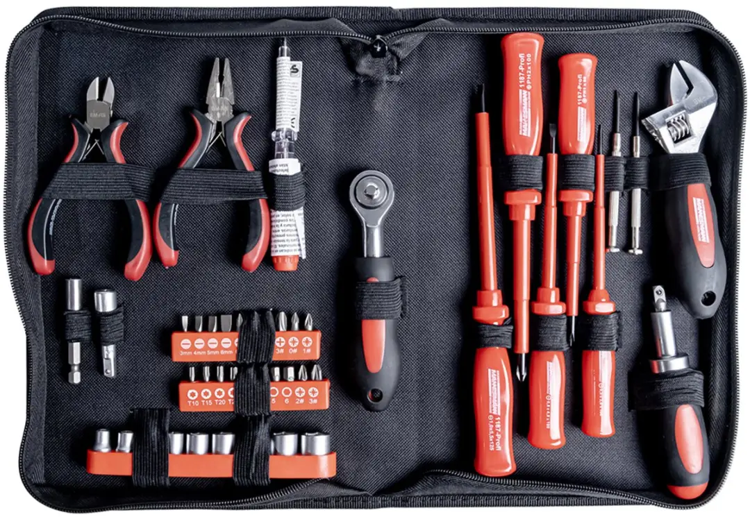 Brüder Mannesmann M29044 Elektro Gereedschapset - 45-delig - Zwart