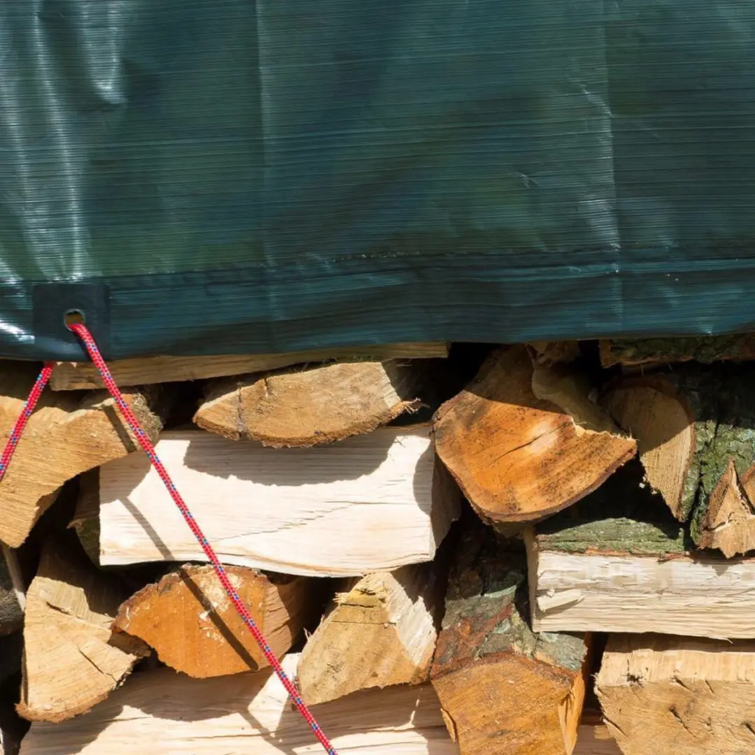 Nature Afdekzeil Hout 5x6m Groen - 100% Waterdicht
