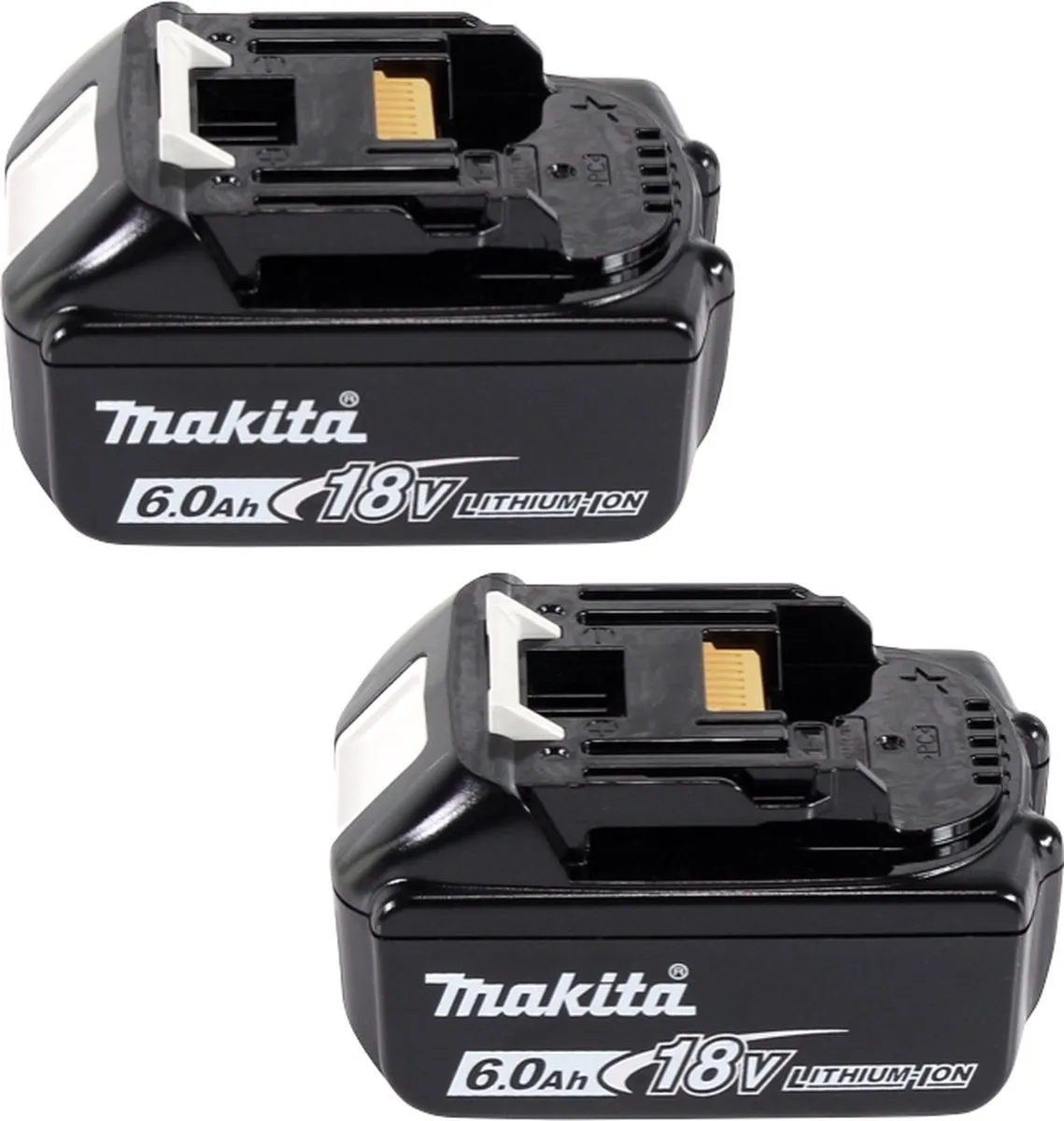 Makita Power Source Kit 18V - 2x BL1860B 6.0Ah + DC18SH Lader