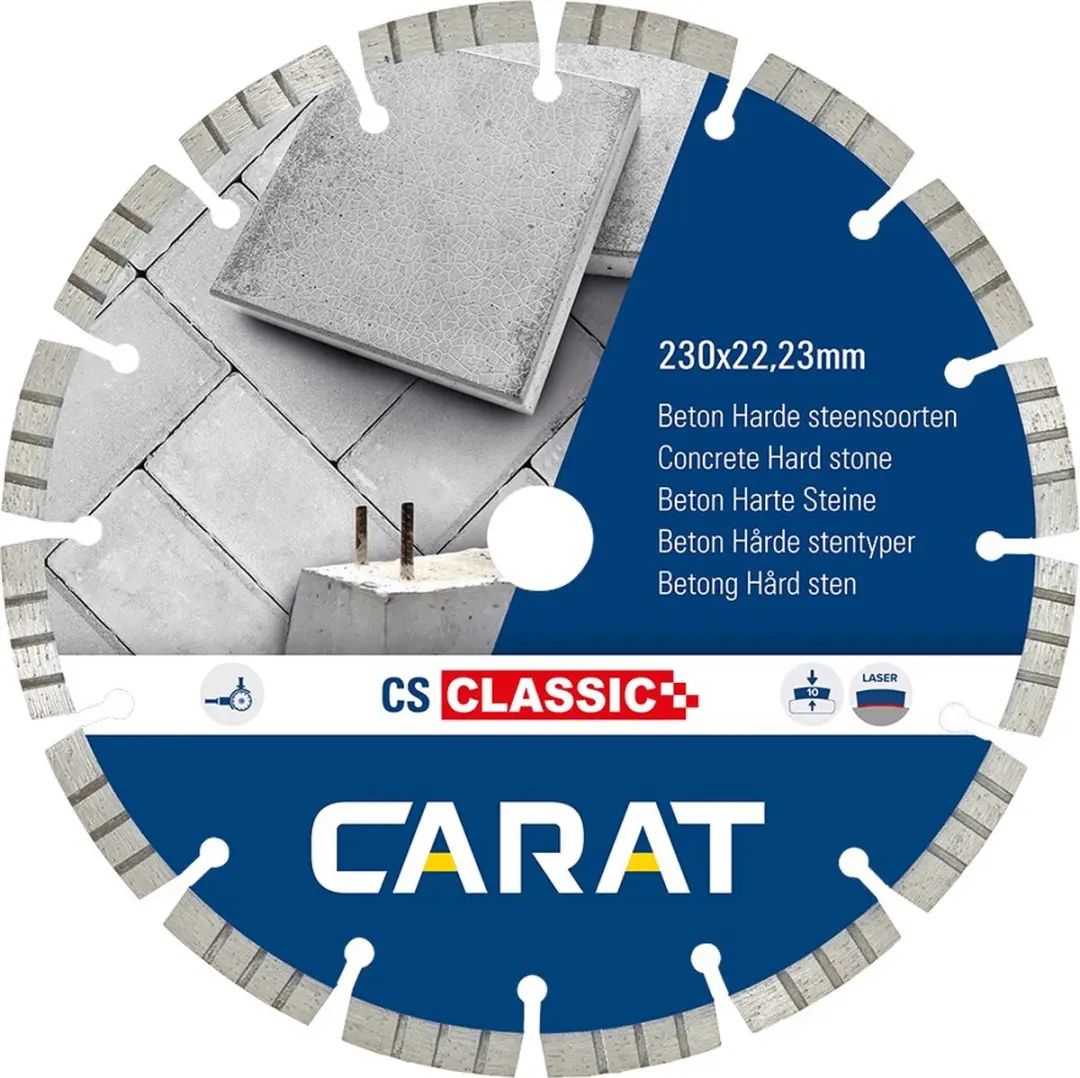 Carat CS Classic Diamantschijf CSC1253000 125mm - Beton/Hardsteen