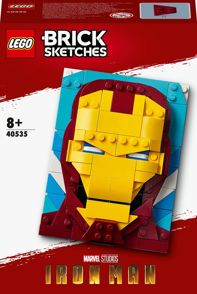 LEGO Brick Sketches Iron man - 40535